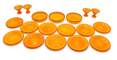 Lot 254 - A group of Loetz Tango glass items