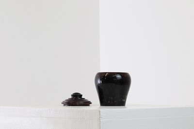 Lot 200 - A Derbyshire Blue John jar and cover