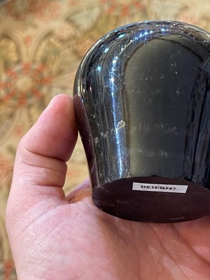 Lot 200 - A Derbyshire Blue John jar and cover