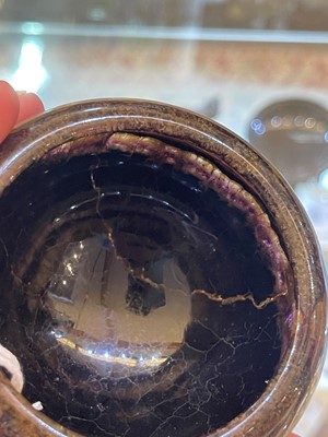 Lot 221 - A Derbyshire Blue John bowl