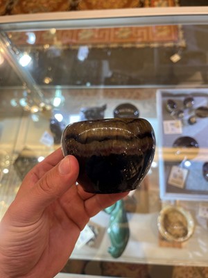 Lot 221 - A Derbyshire Blue John bowl