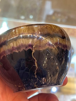 Lot 221 - A Derbyshire Blue John bowl