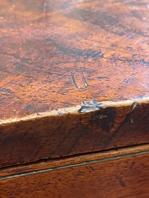 Lot 142 - A teak campaign chest