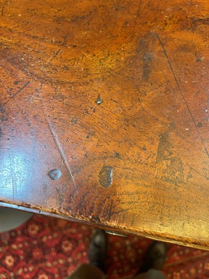 Lot 142 - A teak campaign chest