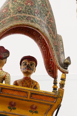 Lot 151 - Two carved and painted wood models
