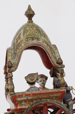 Lot 151 - Two carved and painted wood models