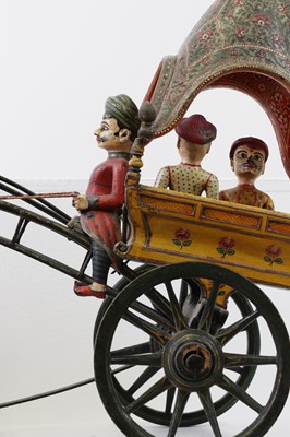 Lot 151 - Two carved and painted wood models