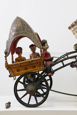 Lot 151 - Two carved and painted wood models
