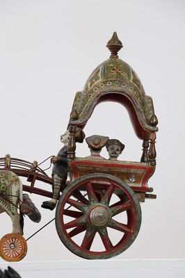 Lot 151 - Two carved and painted wood models