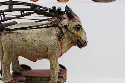 Lot 151 - Two carved and painted wood models