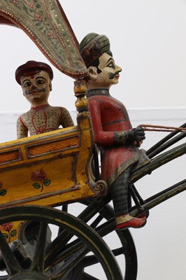 Lot 151 - Two carved and painted wood models