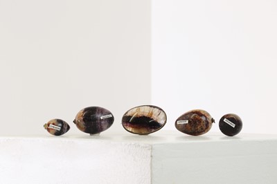 Lot 222 - A small group of Derbyshire Blue John pieces