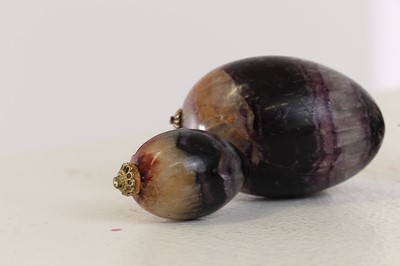 Lot 222 - A small group of Derbyshire Blue John pieces