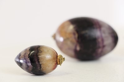 Lot 222 - A small group of Derbyshire Blue John pieces