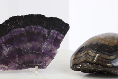 Lot 223 - Six Derbyshire fluorspar Blue John specimens