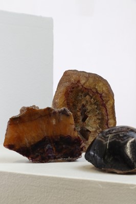 Lot 223 - Six Derbyshire fluorspar Blue John specimens