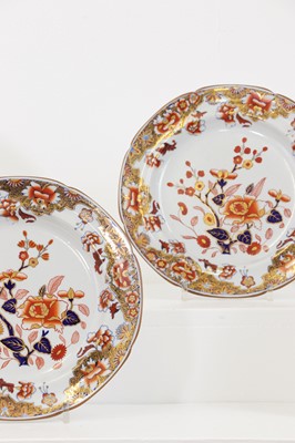 Lot 57 - A set of twelve Regency Spode stone china plates