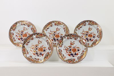 Lot 57 - A set of twelve Regency Spode stone china plates