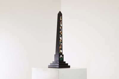 Lot 237 - An Ashford black marble obelisk