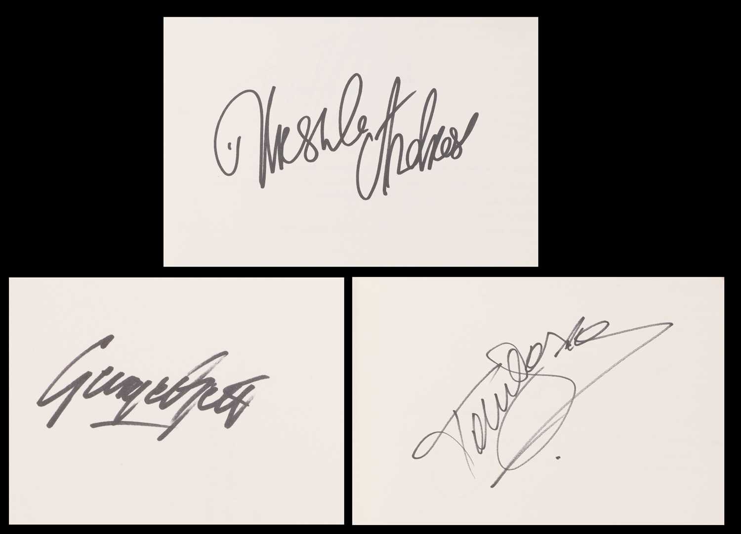 Lot 306 - AUTOGRAPH ALBUM - 62 PAGES OF SIGNATURES