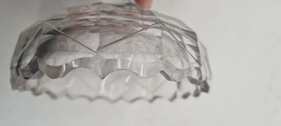 Lot 172 - A group of four facet cut drinking glasses