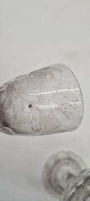 Lot 172 - A group of four facet cut drinking glasses
