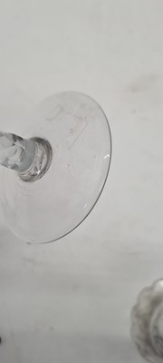 Lot 172 - A group of four facet cut drinking glasses
