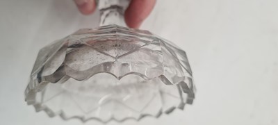 Lot 172 - A group of four facet cut drinking glasses