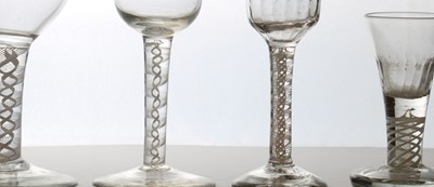 Lot 181 - A group of opaque twist drinking glasses