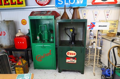 Lot 10 - A Castrol oil cabinet