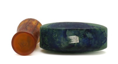 Lot 249 - A Daum glass vase