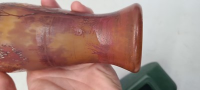 Lot 249 - A Daum glass vase