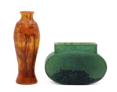 Lot 249 - A Daum glass vase