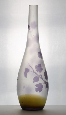 Lot 247 - A cameo glass vase