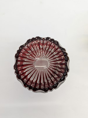 Lot 212 - A group of Bohemian glass spa type beakers