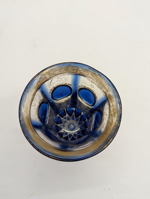 Lot 212 - A group of Bohemian glass spa type beakers
