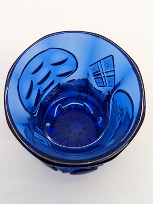 Lot 212 - A group of Bohemian glass spa type beakers