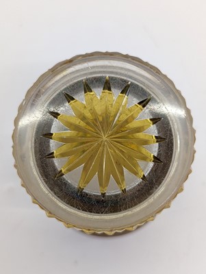 Lot 213 - A group of six Bohemian glass spa type beakers