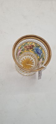 Lot 213 - A group of six Bohemian glass spa type beakers