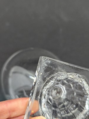 Lot 194 - A Masonic engraved glass rummer