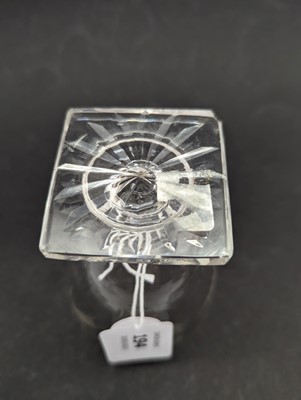 Lot 194 - A Masonic engraved glass rummer