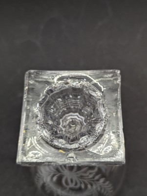 Lot 194 - A Masonic engraved glass rummer