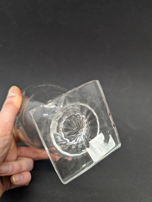 Lot 194 - A Masonic engraved glass rummer