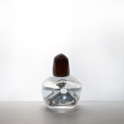Lot 267 - A Daum glass model of a duck