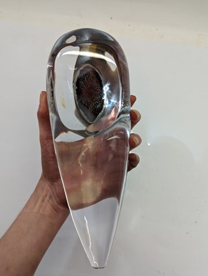 Lot 267 - A Daum glass model of a duck