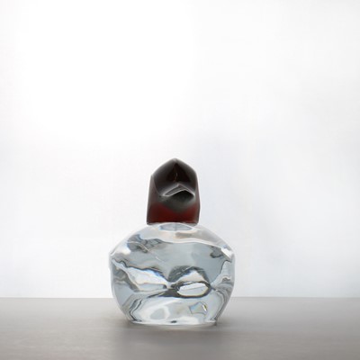 Lot 267 - A Daum glass model of a duck