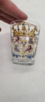 Lot 229 - A group of enamelled Historismus glass