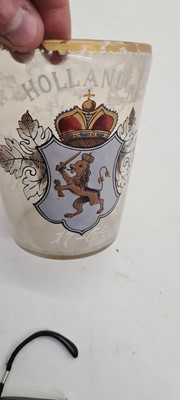 Lot 229 - A group of enamelled Historismus glass