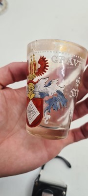Lot 229 - A group of enamelled Historismus glass