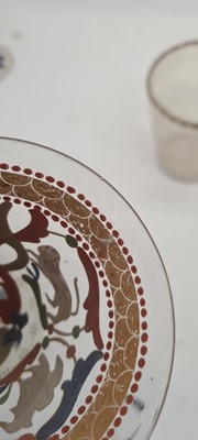 Lot 229 - A group of enamelled Historismus glass